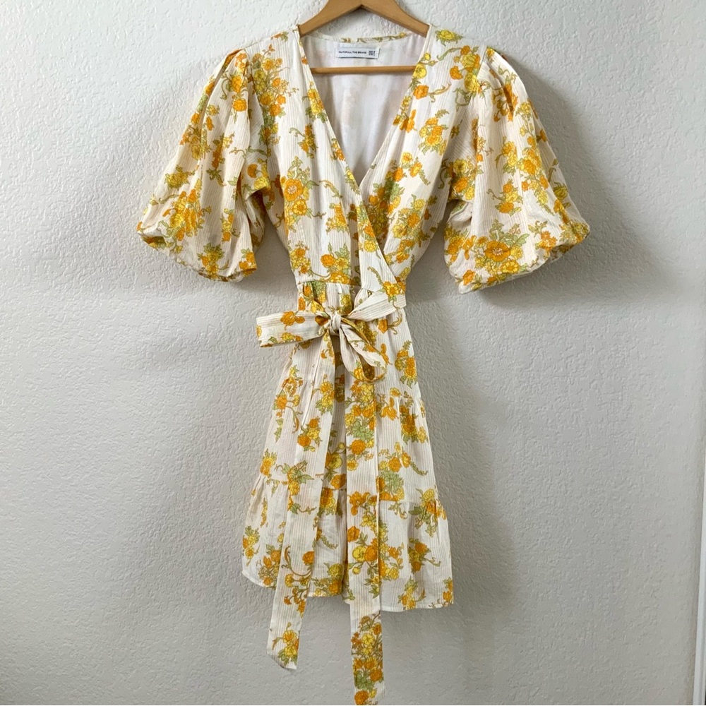 Faithfull the Brand, Rooney, Floral. Wrap Dress, Sz 8